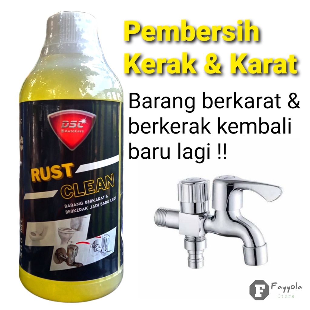 Pembersih Toilet Ampuh / DSC Rust Clean / Pembersih Kerak Kamar Mandi / Pembersih WC / Wastafel / Kran Air