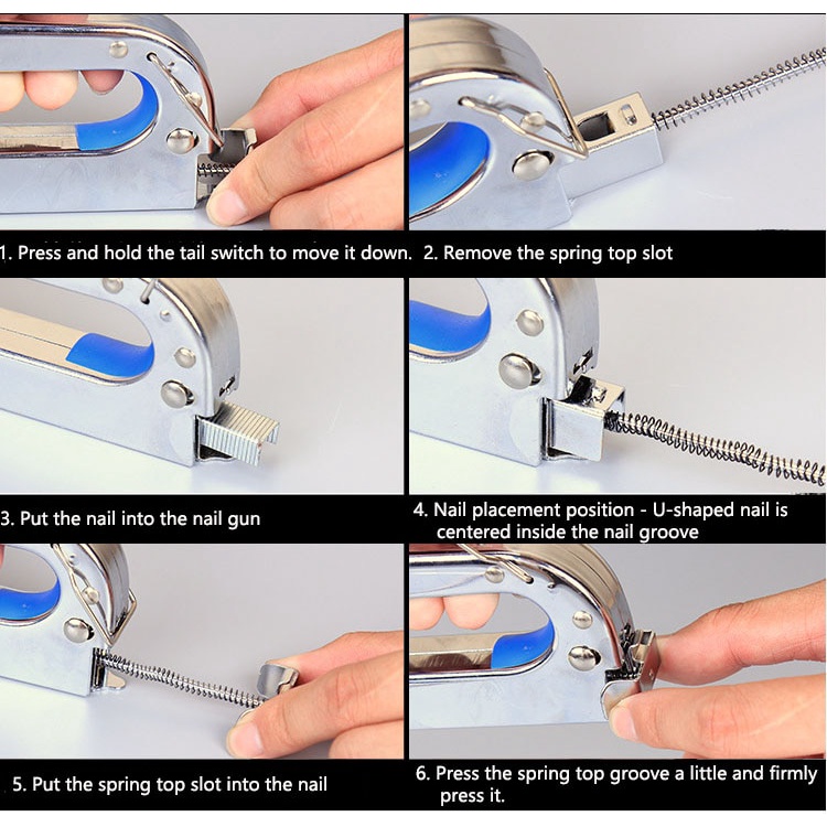 [Pengiriman cepat+COD] Staples3 In 1 Gun Alat Tembak Paku Staples Manual Multifungsi - Besi/Stapler Staples TembakStaples Tembak - Gun Powerful