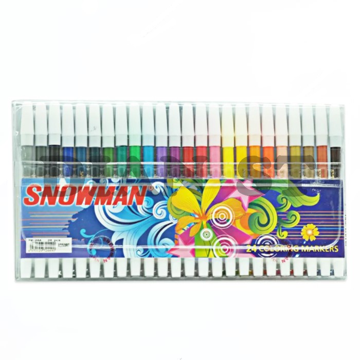 

Produk Unggulan Spidol Snowman 24 Warna - Shet Berkualitas