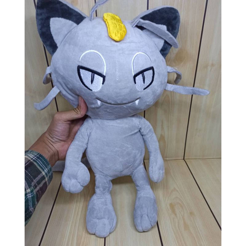 boneka pokemon meowth alola besar