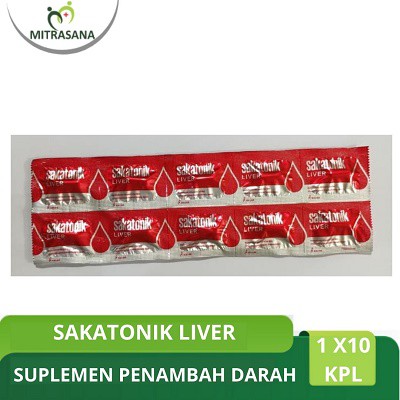 

Sakatonik Liver 1 Strip 10 Tablet