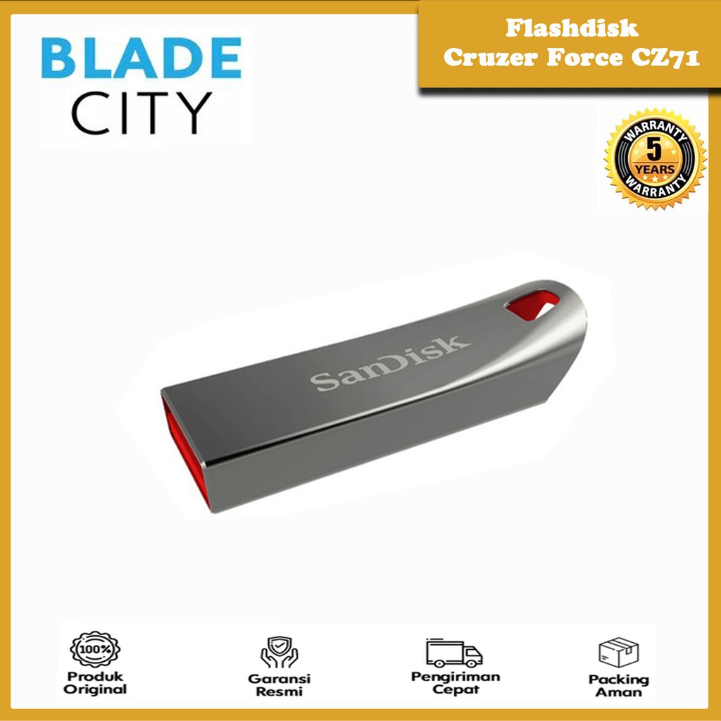 SanDisk Cruzer Force USB Flash Drive 64GB (CZ71)