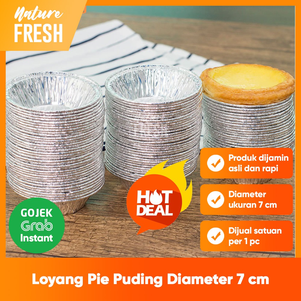 Cetakan Kue Tart Pie Susu Mini Loyang Kue Pie Aluminium Loyang Pie Sus