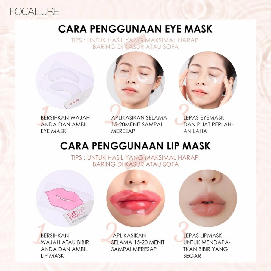 ★ BB ★ FOCALLURE Vitamin E Cherry Lip Mask Skin Care &amp; Eye mask Skin Care - 1Pcs - FASC01 - FASC02