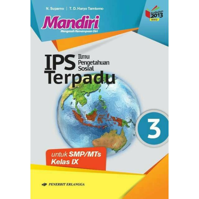 Mandiri Ips Terpadu Smp Mts Kls Ix K13 Revisi Erlangga Shopee Indonesia