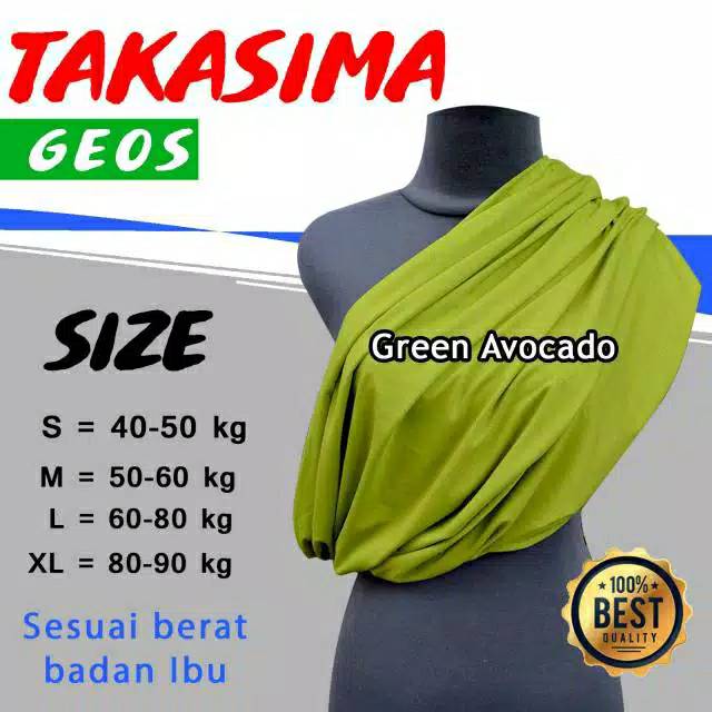 SALE Gendongan Kaos Geos Takasima gendongan bayi Gendongan geos Gendongan kaos GENDONGAN BAYI NYAMAN GENDONGAN BAYI BAHAN ADEM