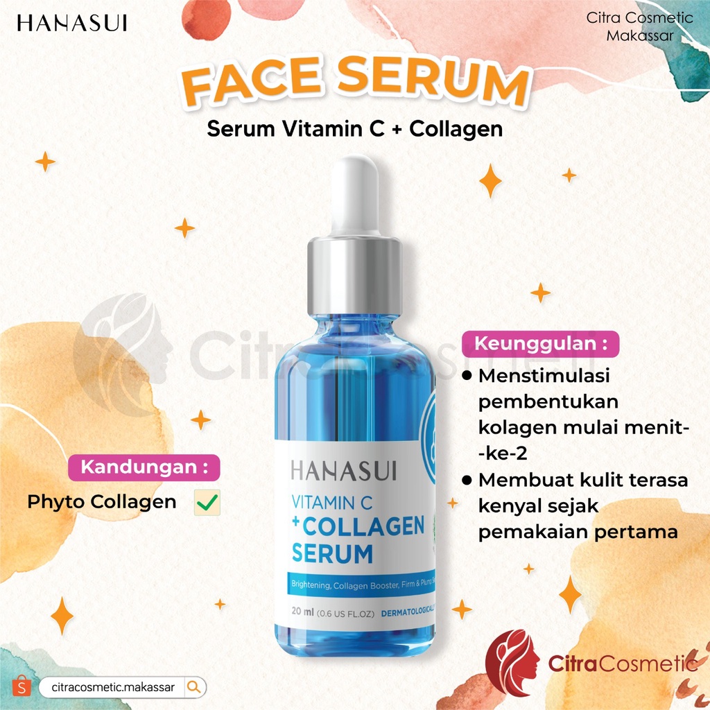 Hanasui Serum  Anti Acne 20 Ml | Gold | Men | Collagen | Vitamin C