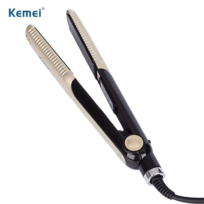 TERMURAAH Catokan Rambut Kemei KM-327 Catok Professional Hair Straightener 327 .