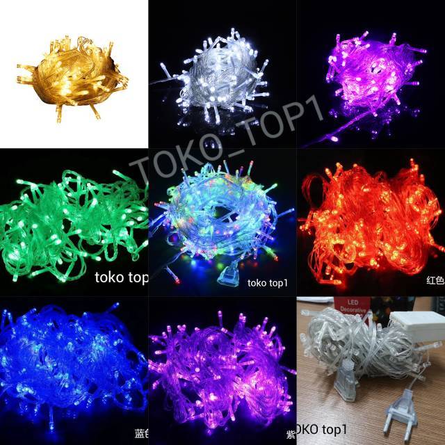 lampu tumblr/  lamcip natal led/Dekorasi/twinkle light   10m 100led