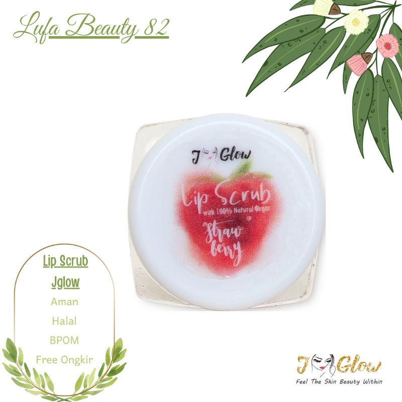 Lip scrub jglow aman halal bpom