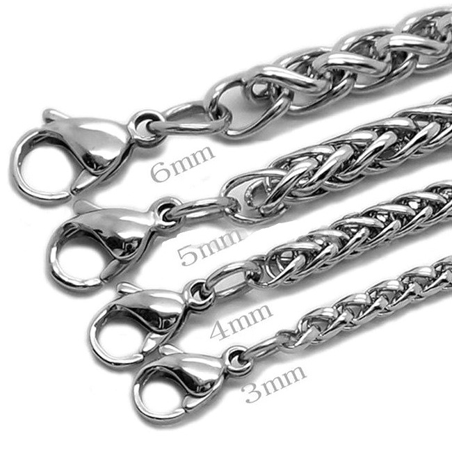 Domineering titanium steel necklace men's keel chain wild Korean style trendy male thick and long stainless steel personality student hanging chain