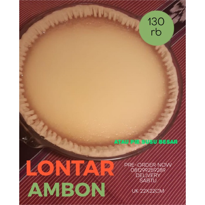 

Lontar Ambon/Pie susu besar