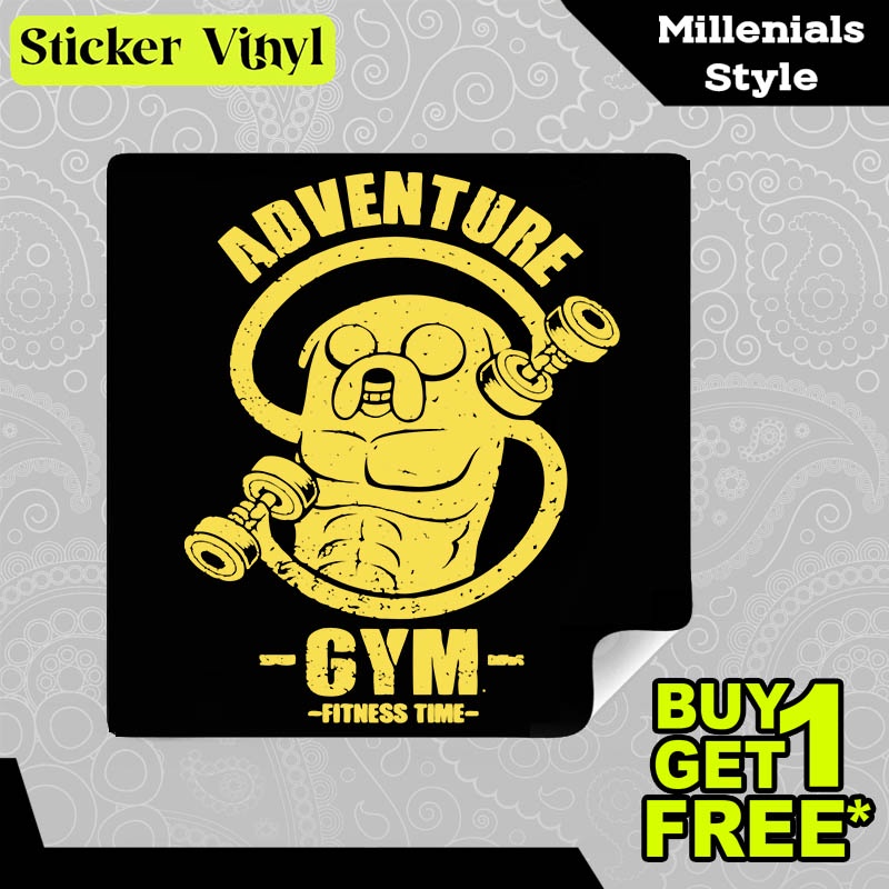 

Stiker Sticker Adventure Gym Fitness Time Gambar Unik Desain Keren dan Kekinian Aesthetic Bahan Vinyl Satuan Anti Air