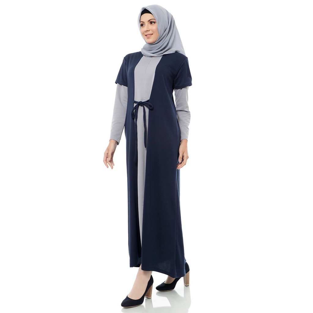 Mybamus Two Tone Elula Dress - Gamis Muslim - Gamis Busui-8