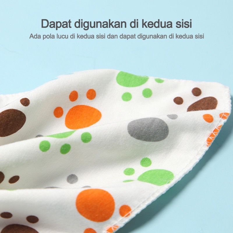 Celemek bayi/Slabber Segitiga Bayi/Celemek Makan Bayi