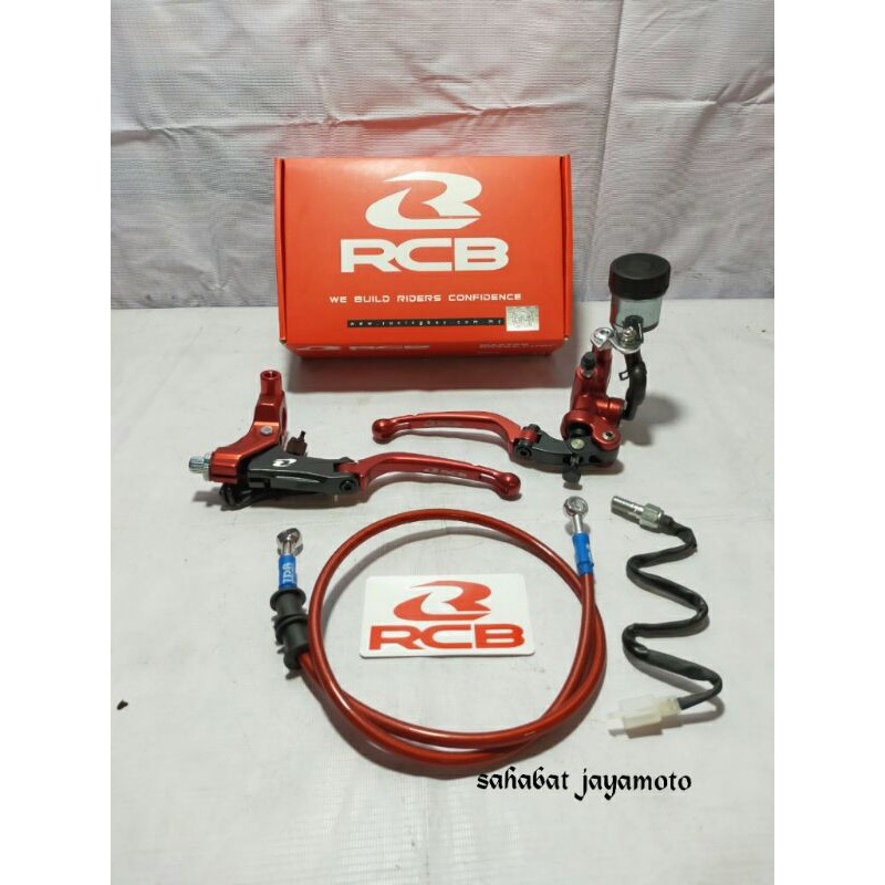Master Rem RCB Kanan S1 Radial Handel Kiri S1 RCB Selang Rem Depan Semua Motor