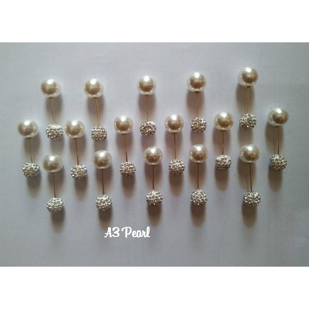 Mutiara Bros Korea Bros Pearl Pin Brooch Berlian Wanita Tuspin penjahit Aksesoris Fashion Murah