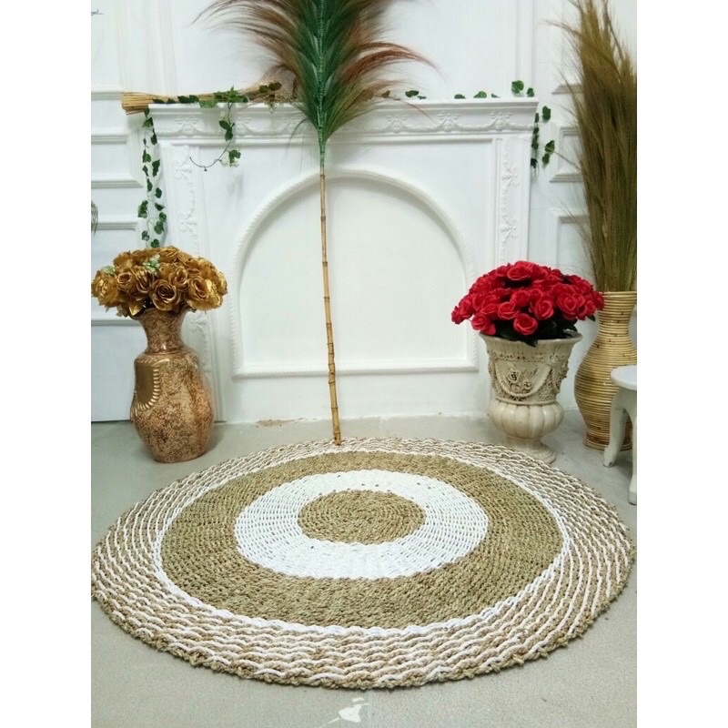 Rug Seagrass Natural Mozaik/100-120cm