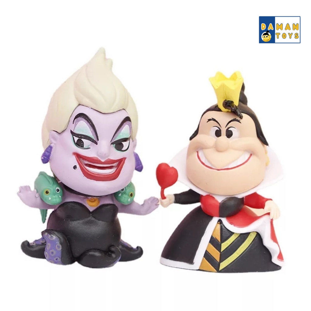 Figure Penjahat Disney Princess Villains Evil Queen Maleficent Ubsula Evil Witch Queen Of Hearts Cruella De vil Musuh Princes