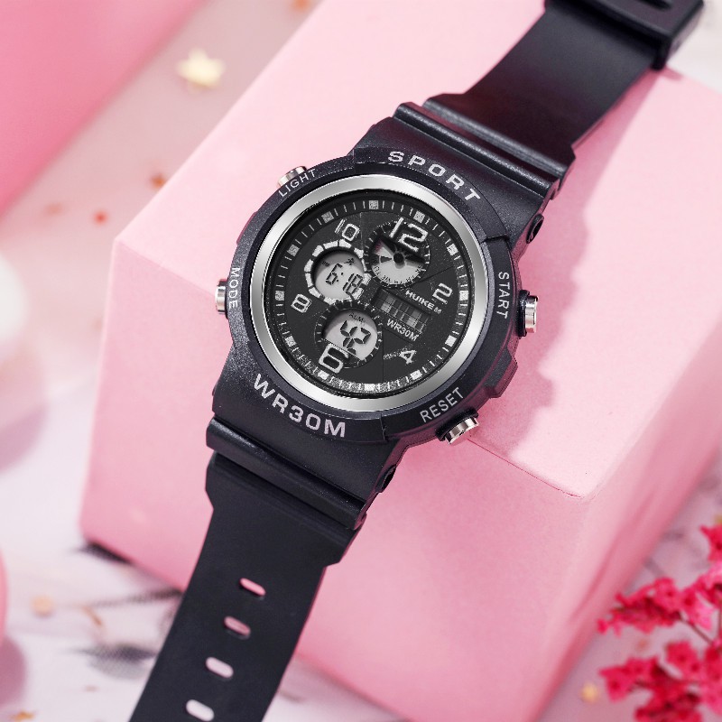 Watchyou Jam Tangan Wanita INS Electronic Waterproof Fashion Jelly Digital Watches