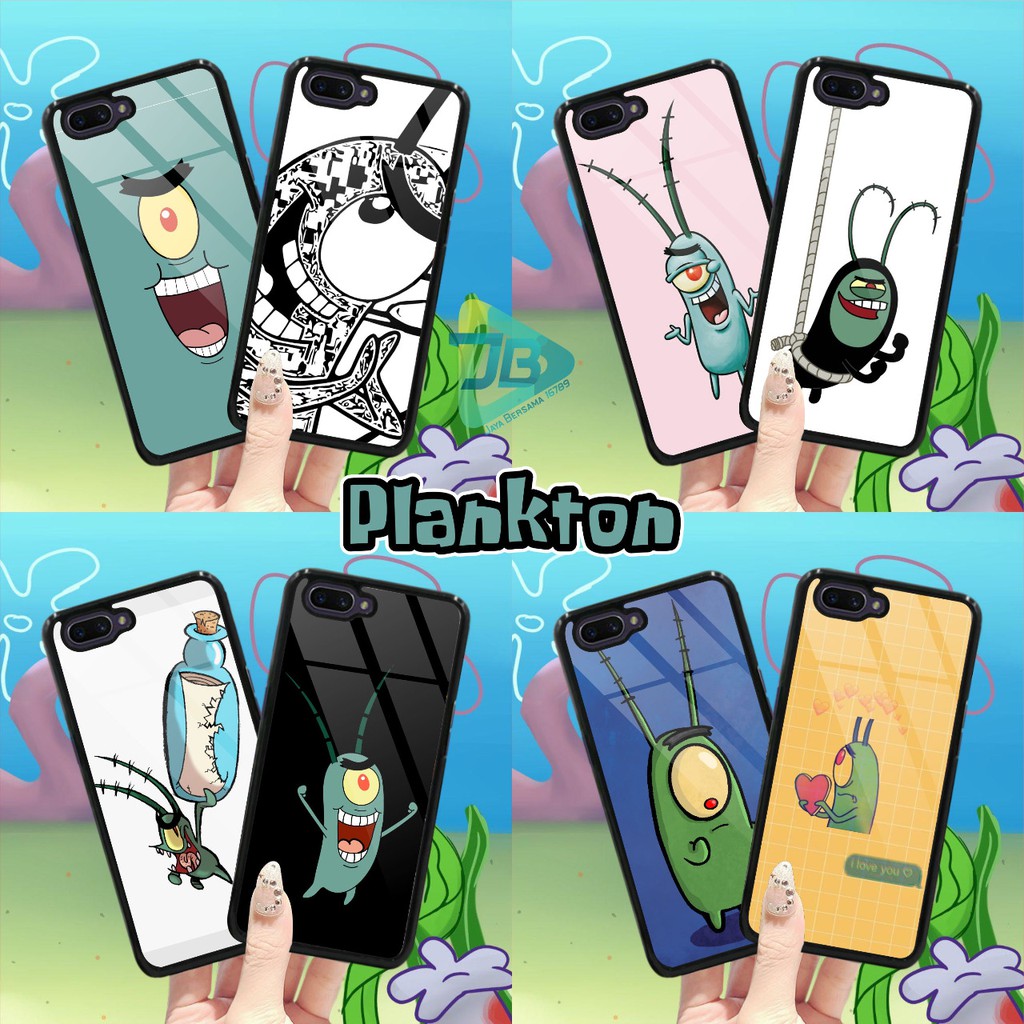 HARDCASE 2D GLOSSY PLANKTON OPPO VIVO XIAOMI SAMSUNG REALME IPHONE ALL TYPE JB4684