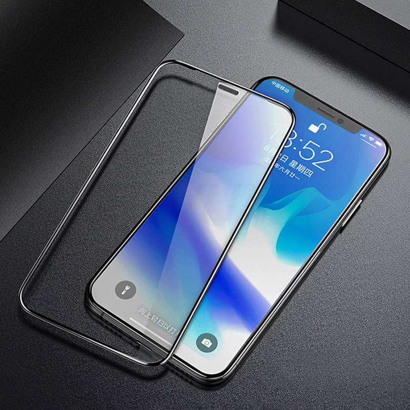 Pelindung Layar Tempered Glass 9d Untuk Iphone X Xs Max Xr 11 12 Pro Max