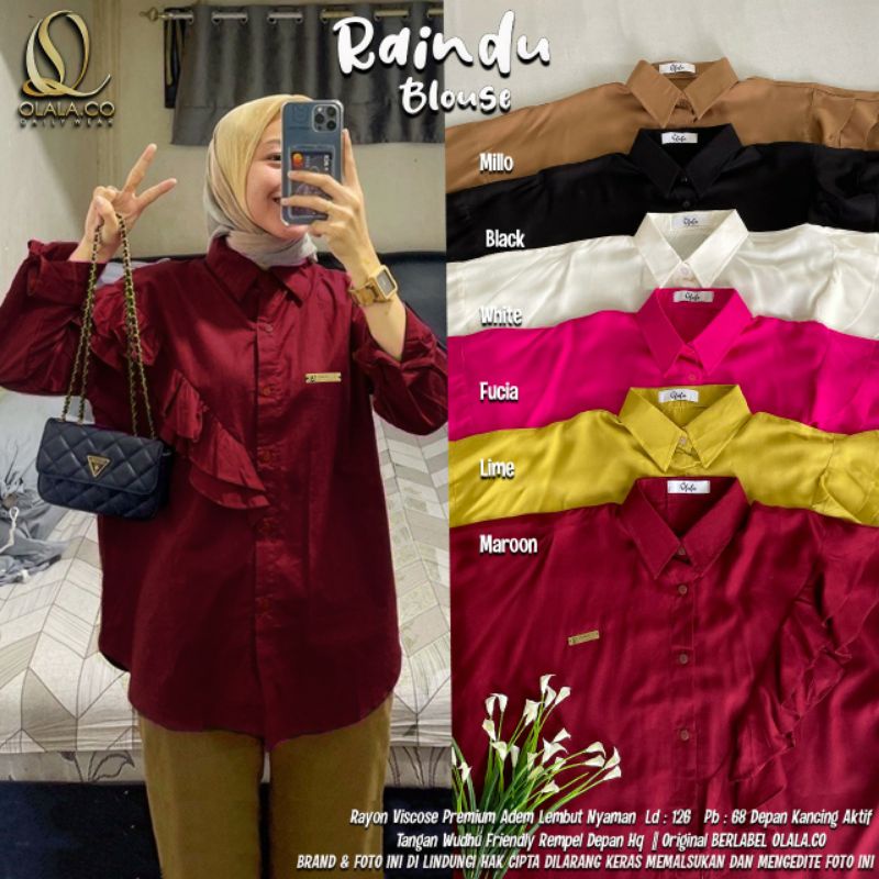 RAINDU BLOUSE ORI OLALA