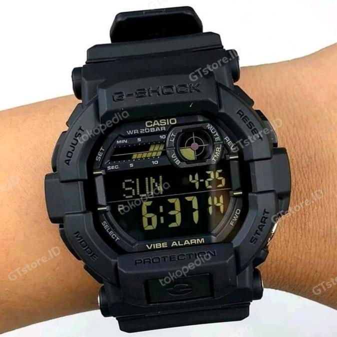 Casio G-Shock Vibrate Gd-350-1Bdr Gd350 Original Lidyaofficial12