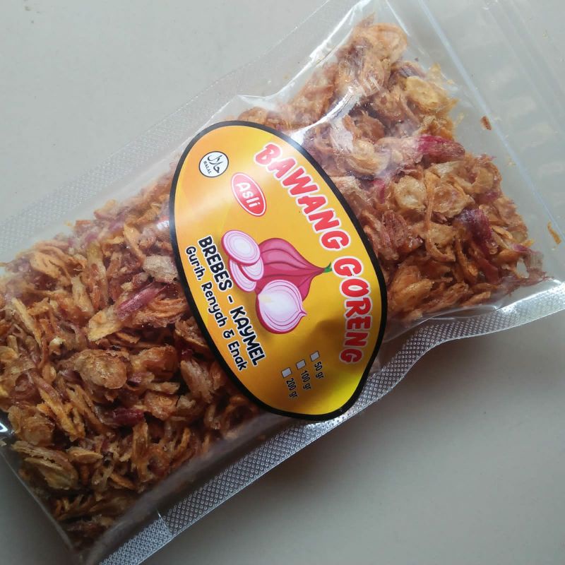 

Bawang goreng 100 gram grade B khas brebes