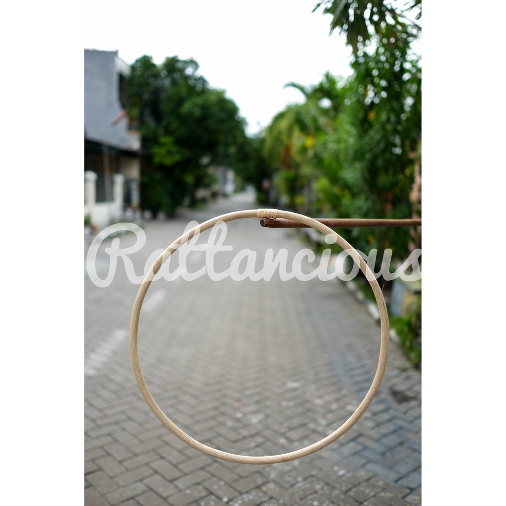 Ring Rotan Polos Diameter 50cm