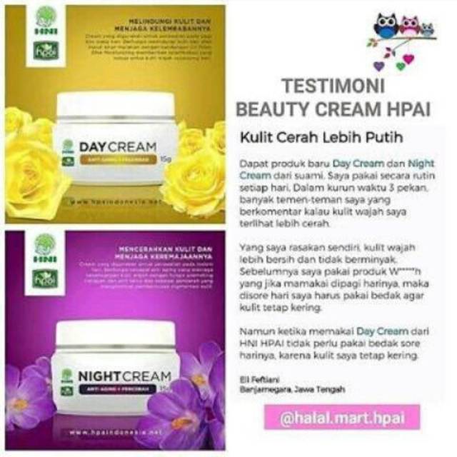 Day dan night cream hpai