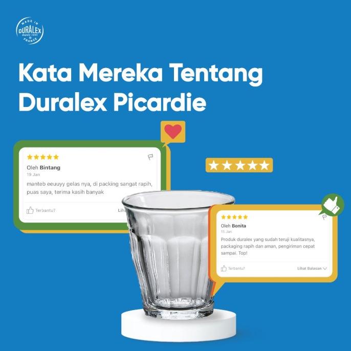 Duralex Gelas Kopi Picardie 220 ml - Set Of 12