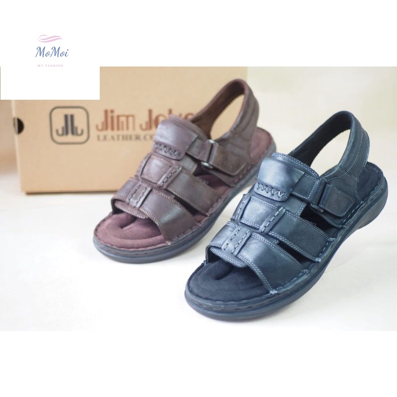 SANDAL PRIA KULIT ASLI JIM JOKER CAFE 1ZA TERBARU SANDAL TALI PRIA KULIT ASLI BISA COD