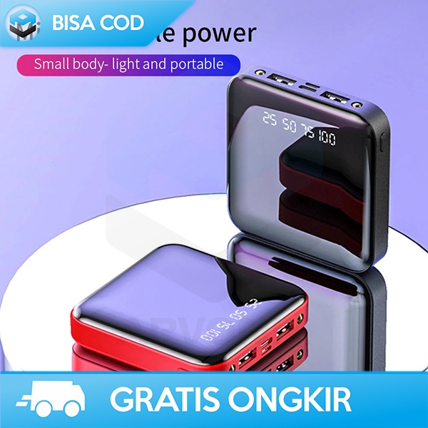 MINI POWERBANK Y56 UNIVERSAL 2.1A 2 PORT USB LCD 12000MAH BY ALLPOWERS