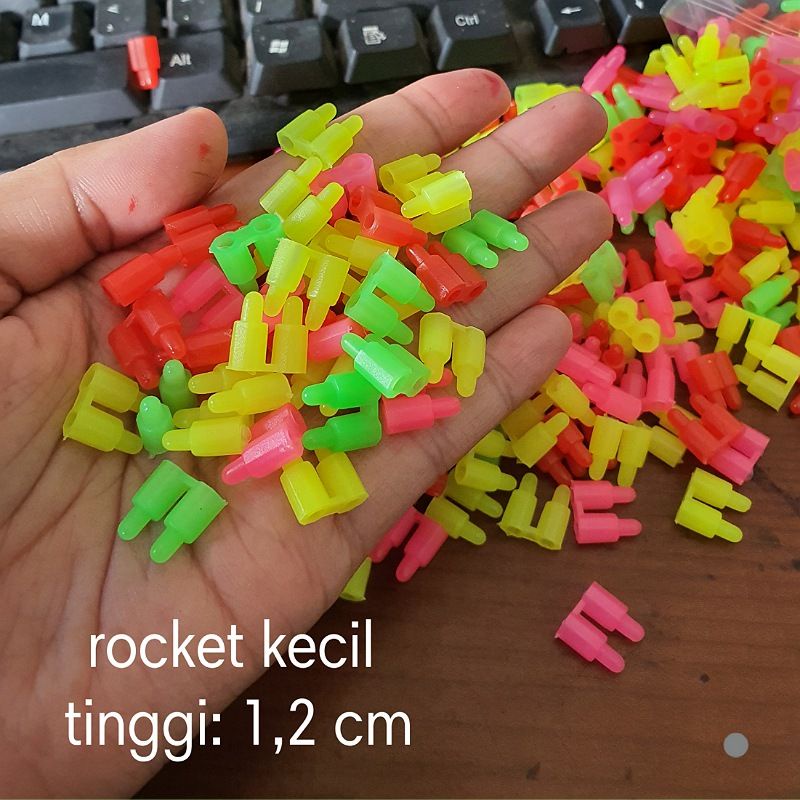 [ 100 GRAM ] Mainan Anak Edukatif / Lego Rocket rakit / Lego Bombix