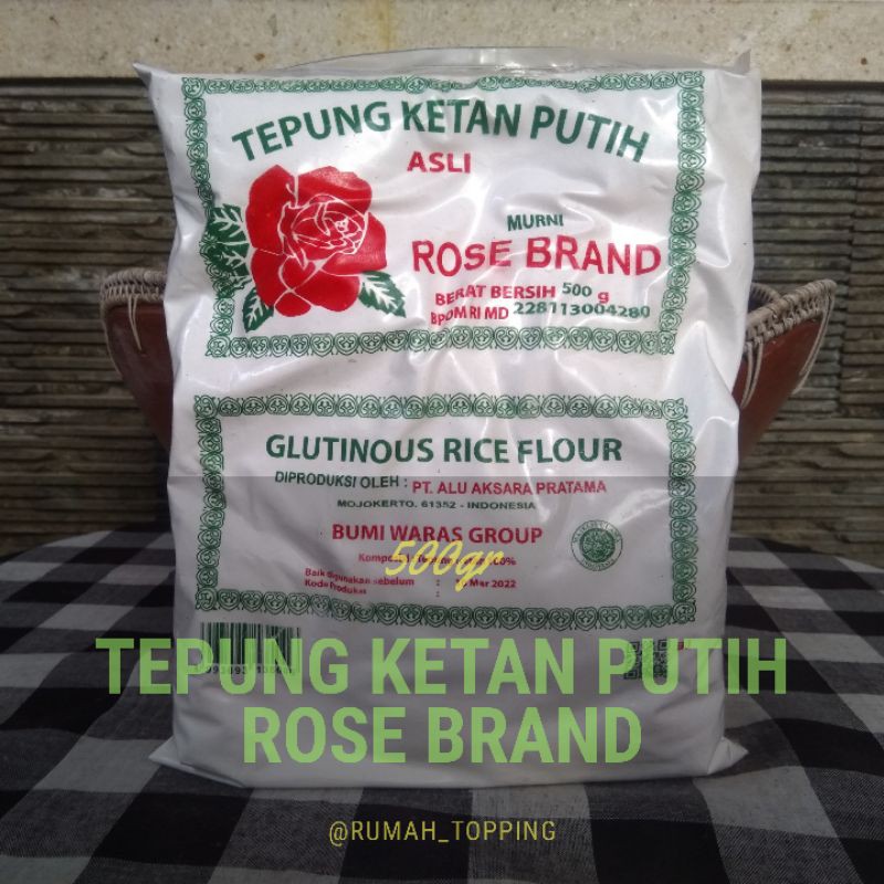 

Promo Terlaris Tepung Ketan Putih Rose Brand 500gr