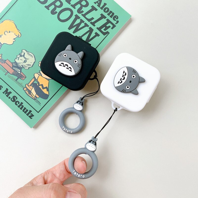 Soft Case Silikon Motif Kartun Totoro Untuk Earphone Bluetooth Xiaomi Air2 Se