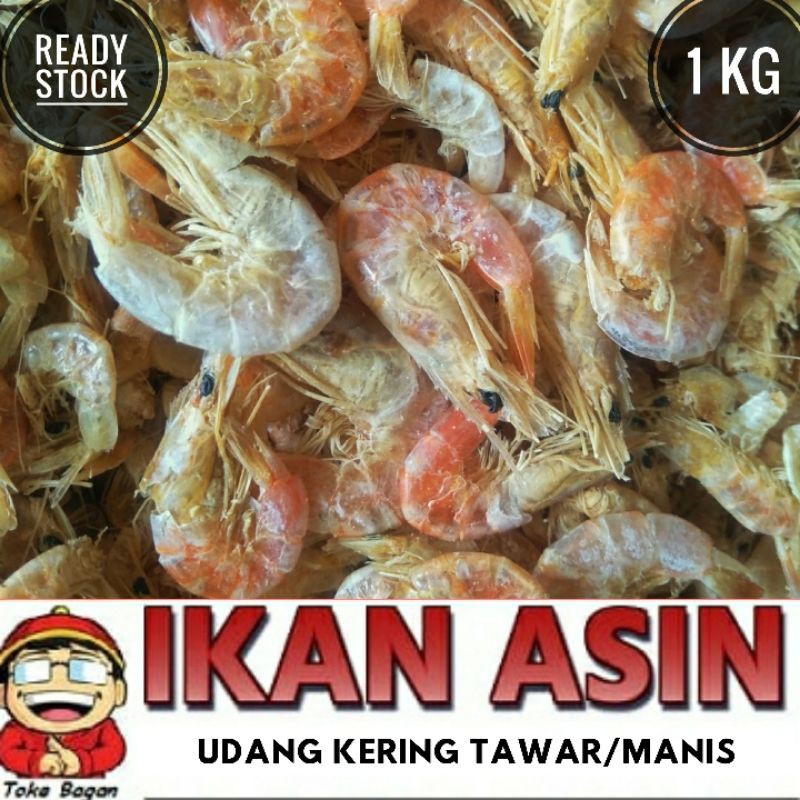 

UDANG REBUS 1 kg rasa Manis sedikit Asin cap TOKE BAGAN SIAPI API