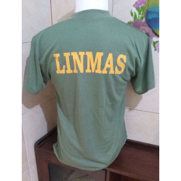 Kaos pendek LINMAS