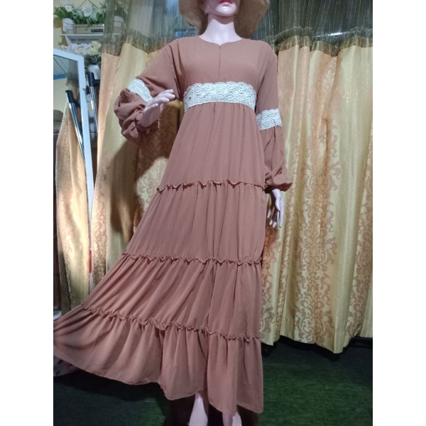 GAMIS DANIK UMPAK RENDA BUSUI