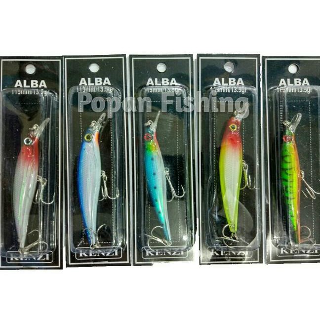 Lure Kenzi Alba 115Mm Umpan Minnow