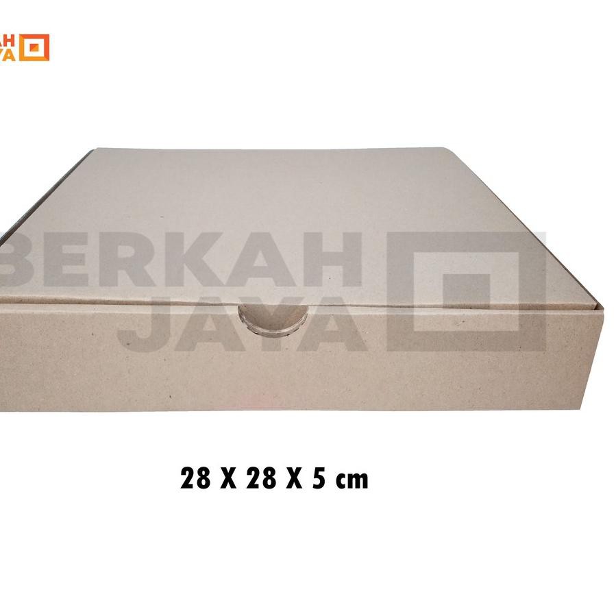 

Instan Box Pizza / Kardus / Hampers / Dus Packing / Gift Box - 28 X 28 X 5 cm