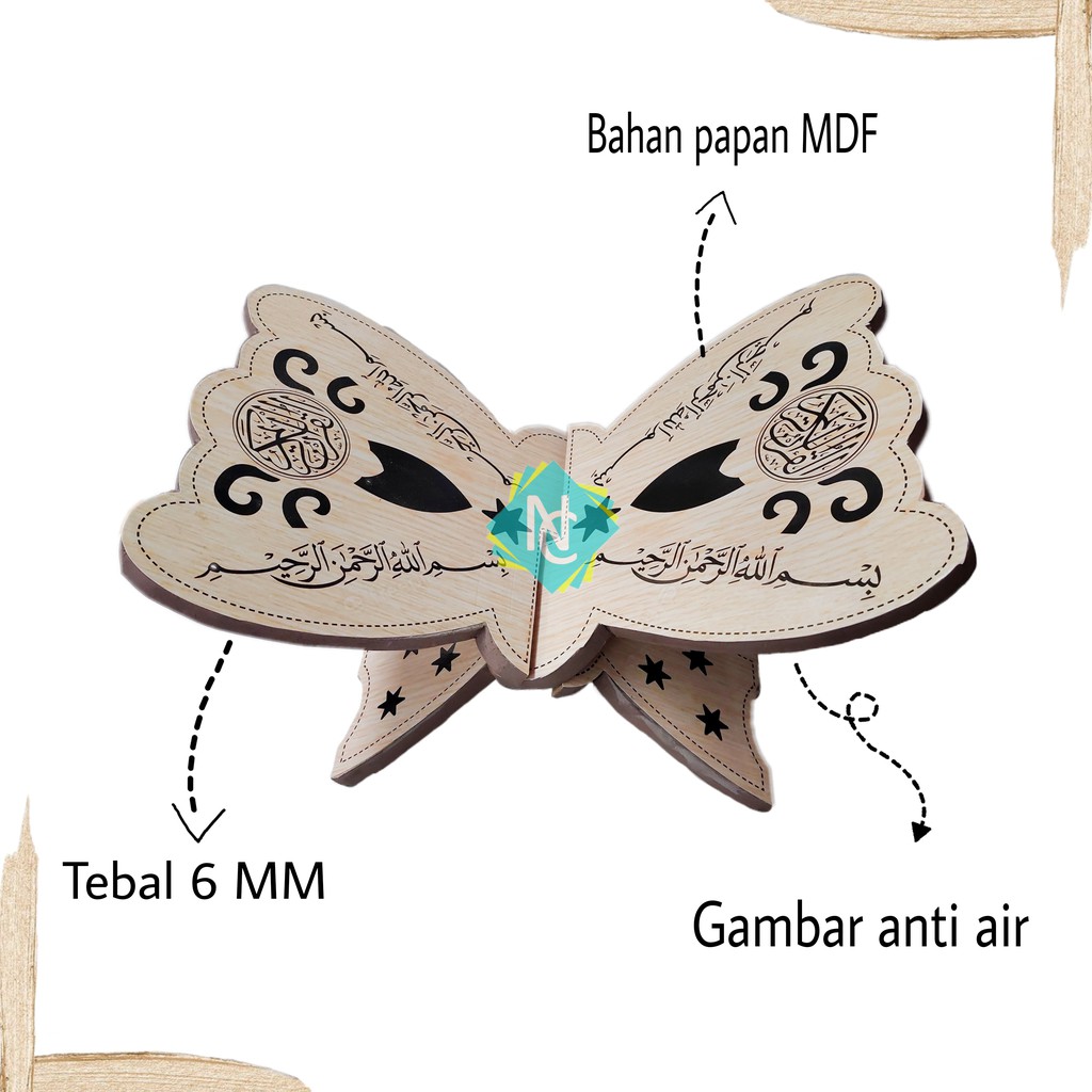 rekhal quran papan penyangga quran