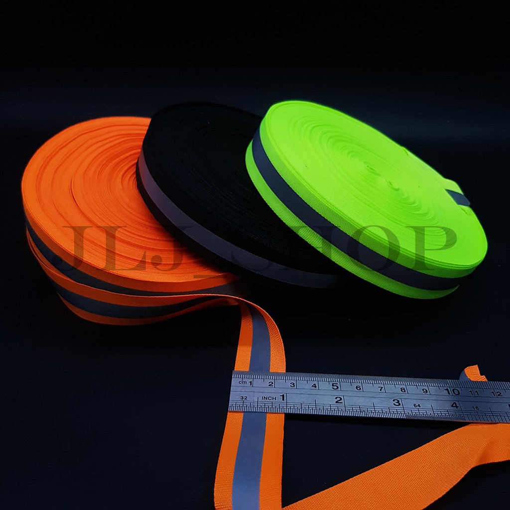 Pita Scotlight / Relfektor Kombinasi 2,5 Cm (2,5cm x 1cm)