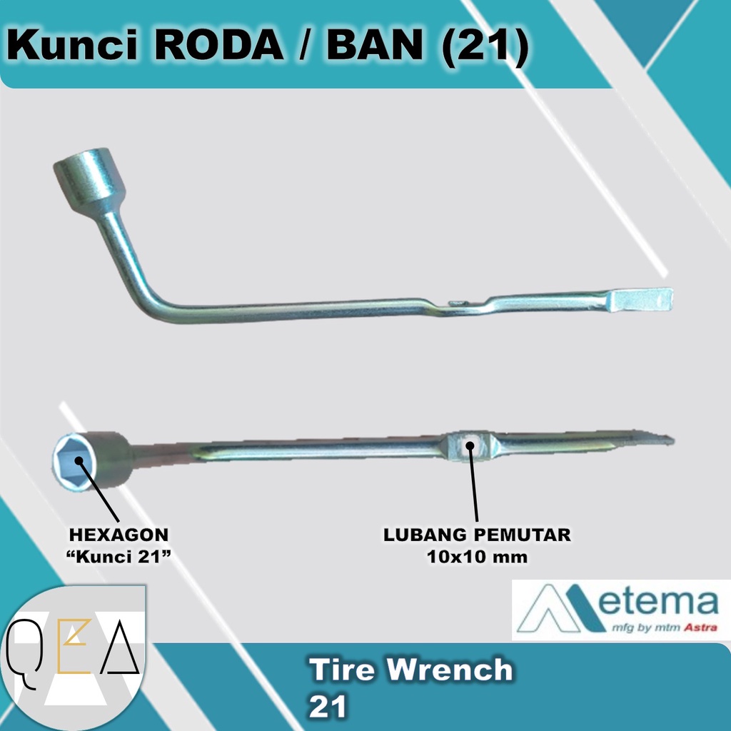 Kunci Roda Mobil &amp; Pembuka Ban Mobil Original Rush, Inova,Terios, B-RV, H-RV, C-RV