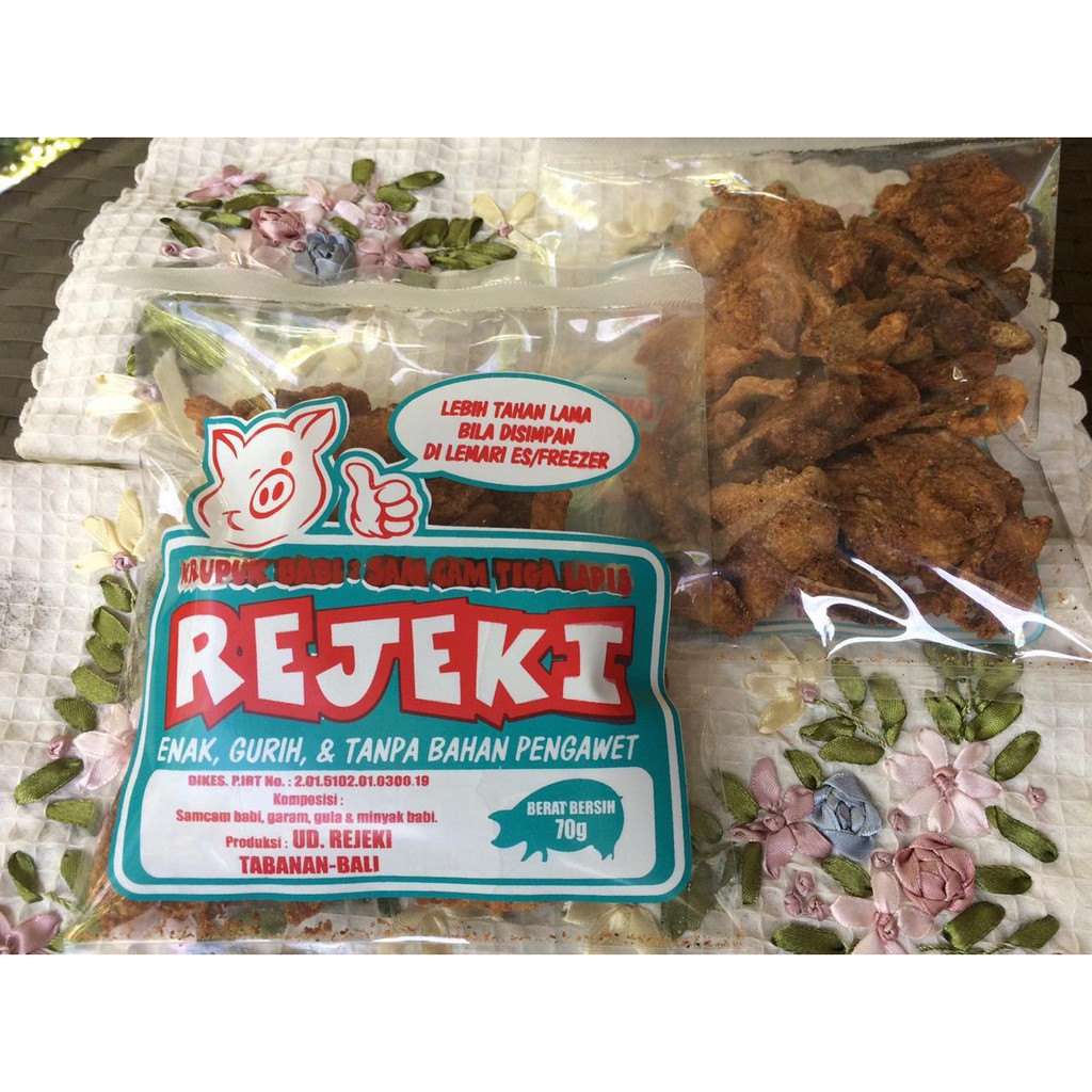 KRUPUK RAMBAK REJEKI 50gr &amp; 70gr