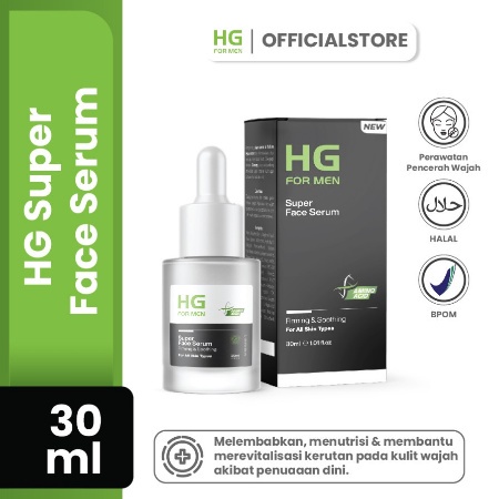 ⭐BAGUS⭐ NATUR HG FOR MEN FACE SERUM 30ml | Serum Wajah Pria