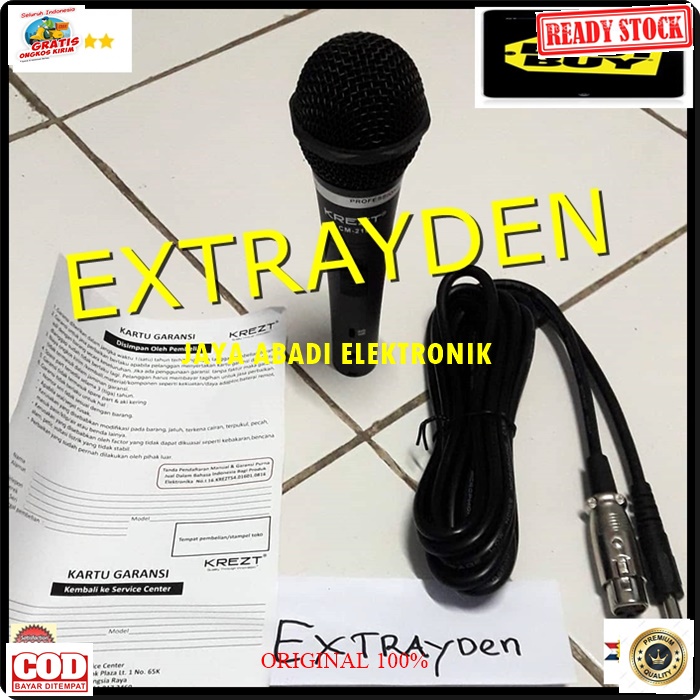 G164 KREZT ORIGINAL MIC KABEL CONDENSOR CONDENSER MIK CABLE MIKROPHONE MICROPHONE VOKAL VOCAL KARAOKE AUDIO MUSIK MUSIC SOUND DJ PANGGUNG STUDIO PIDATO CERAMAH ACARA MEETING KAMERA SUPER CARDIOID DYNAMIC PROFESIONAL PRO MICROPHONES LEGENDARY PERFORMANCE P