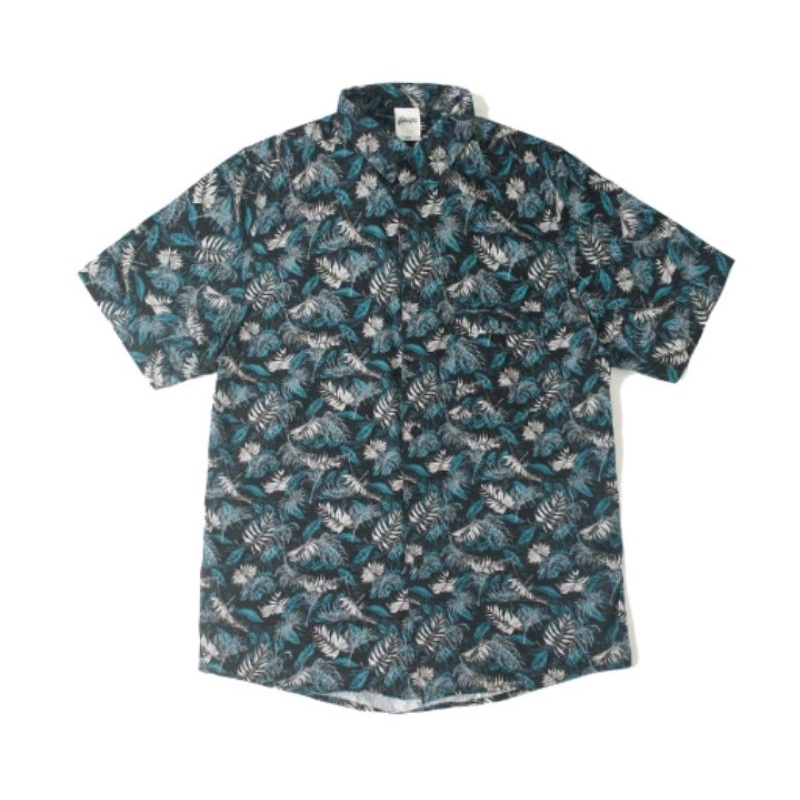SHIRT BLUE PALM - [RILLINGEN]