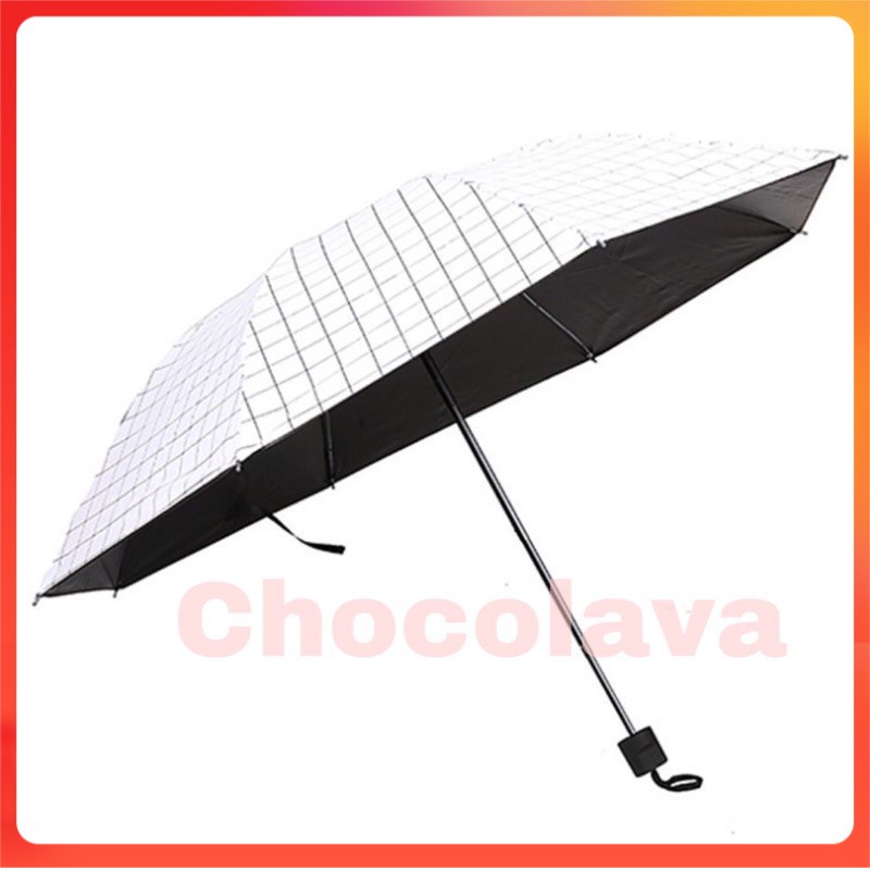 PYKOT Payung Motif Kotak Estetik Lipat Anti Sinar UV Matahari Estetik Unik Lucu aesthetic Payung Vin
